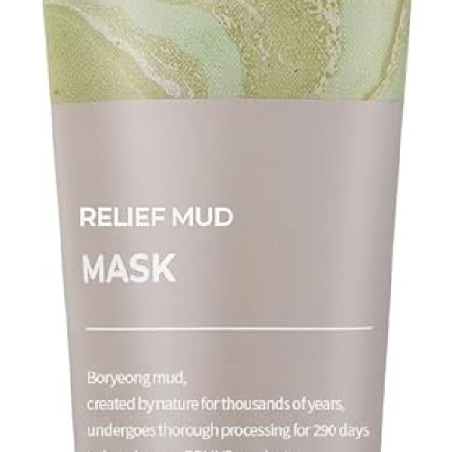 Relief Mud Mask - Cardi B Mask - Body Mud Hydrating &amp; Moisturizing Deep Pore Cleanser Face &amp; Body Mask