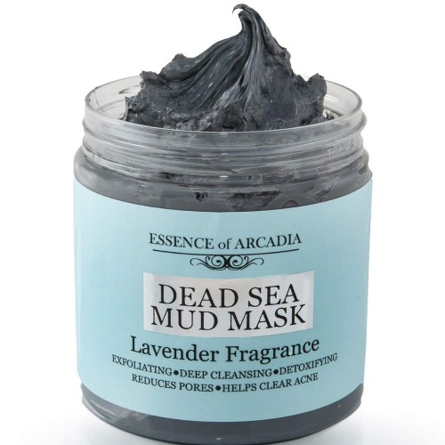 Dead Sea Mineral Mud Mask Scented with Lavender for Face and Body - 100% Natural Mineral