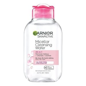 Garnier Micellar Cleansing Water, All-in-1 Makeup Remover and Facial Cleanser, For All Skin Types