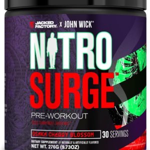 Nitrosurge Wick Pre Workout Supplement - Intense Energy, Battle-Ready Focus, Unstoppable Commitment, and Sheer Will